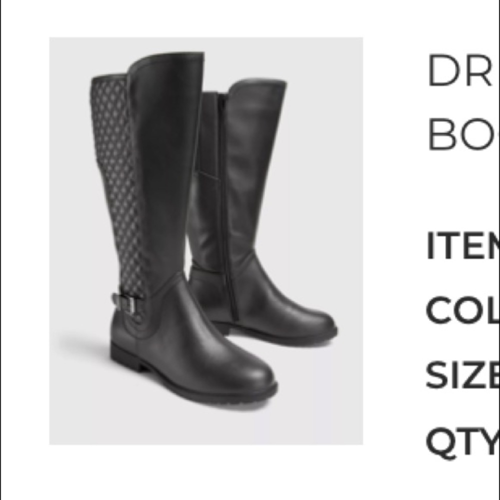 Lane Bryant Dream Cloud Quilted Riding Boot